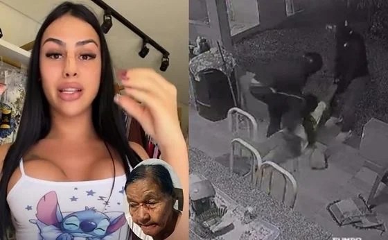 EM MT: Influenciadora implora para criminosos pouparem avó de 87 anos, mas presencia cena de terror durante assalto